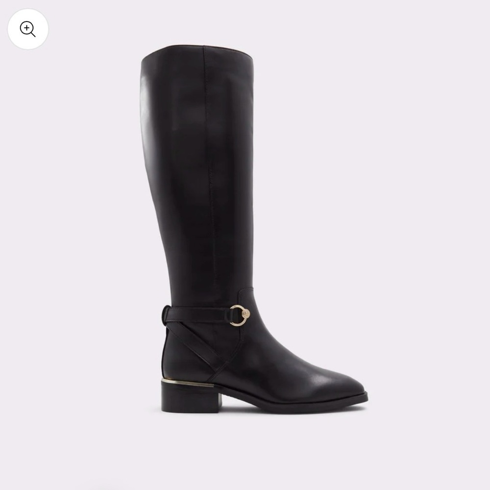 Aldo Black Riding Boots